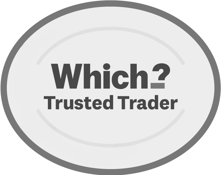 Which? Trusted Trader badge.